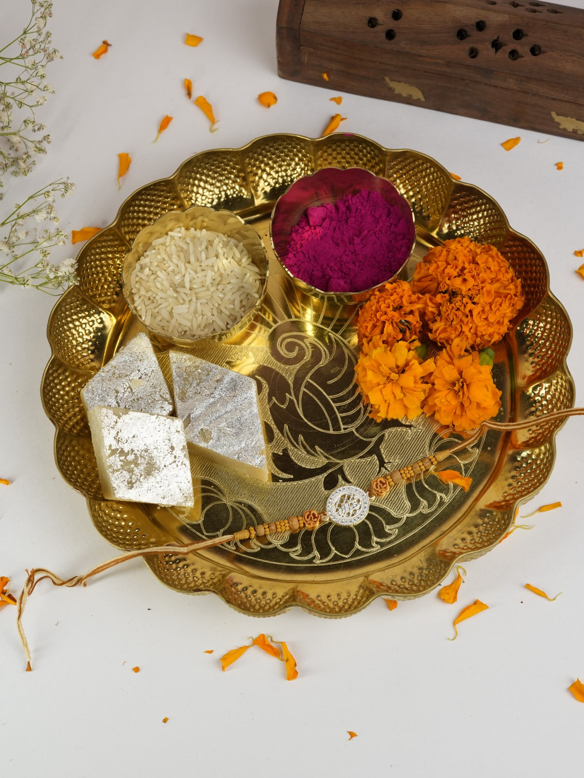 Silver Rakhi - Design 3
