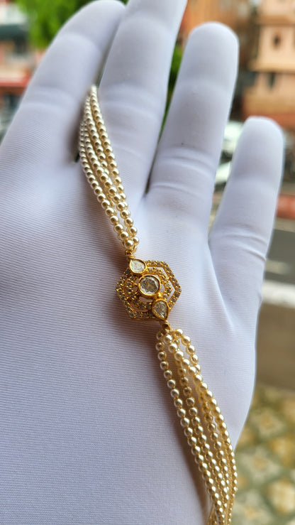 Meher Pearl & Polki Bracelet