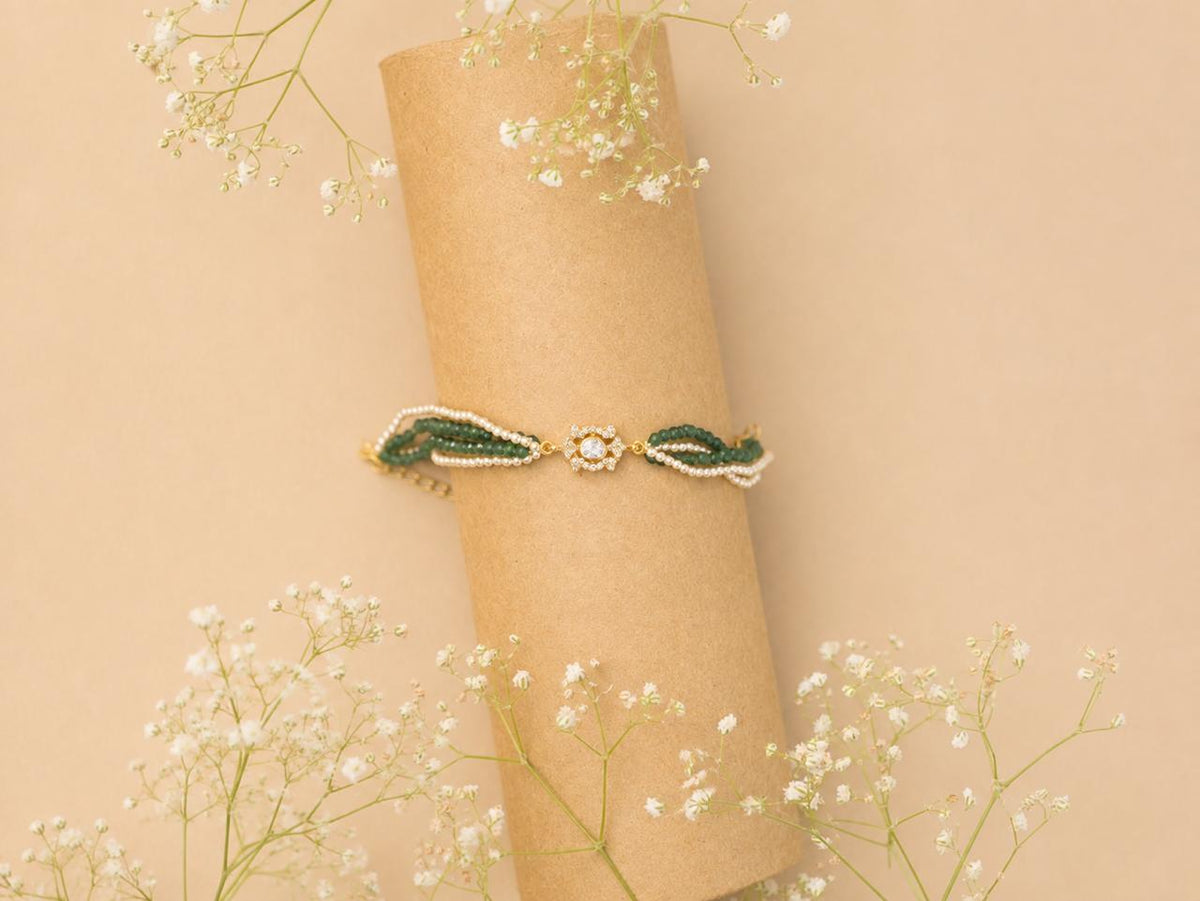 Silver Bracelet Rakhi