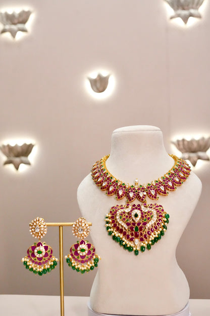 Gulrang Mango Polki Necklace