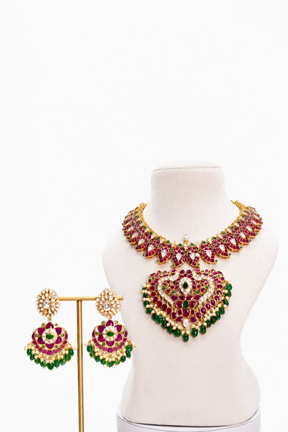 Gulrang Mango Polki Necklace