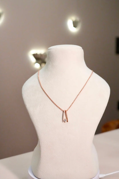 Certified Moissanite Pendant Chain