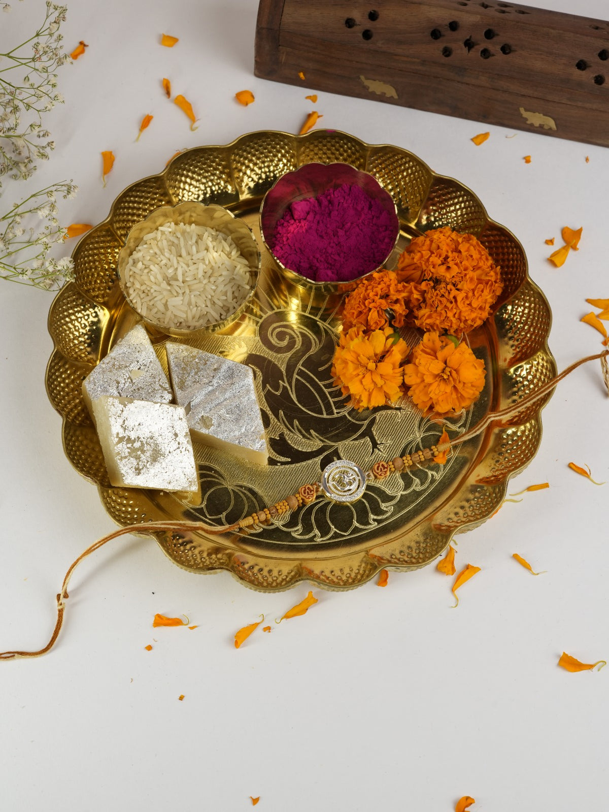 Silver Rakhi