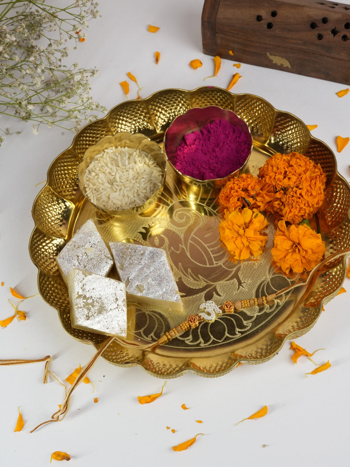 Silver Rakhi - Design 3