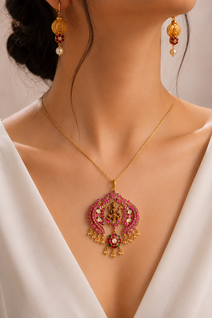 Laxmi Kundan Pendant