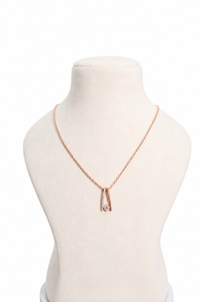 Certified Moissanite Pendant Chain
