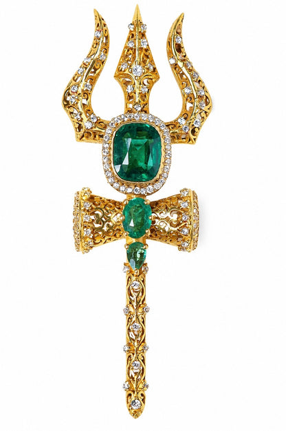 Trishul Brooch
