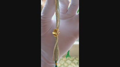 Gul Ruby Floral Pearl Bracelet