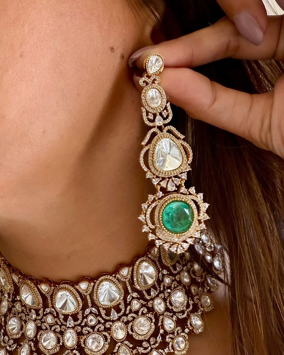 925 Silver Bridal Necklace Set